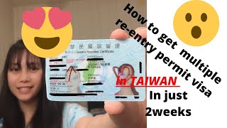 How to get Multiple Re-entry Permit  Visa in Taiwan | VISA |Tagalog | jona's FAMILY vlog #39