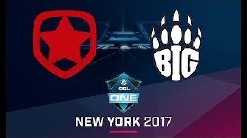 CS:GO - Gambit vs BIG [Train] Map 1 - Semifinal - ESL One New York 2017 EU Qualifier
