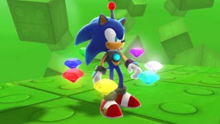 All 7 Chaos Emeralds from Sonic the Hedgehog by