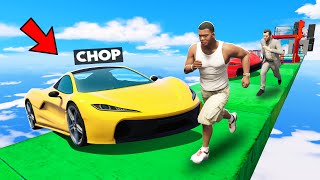 GTA 5 CARS VS RUNNERS SHAMSHER COMPETES WITH CHOP