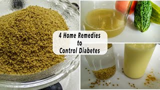 4 Home Remedies to Control Diabetes | Natural Home remedies for Diabetes | Diabetic Home Remedies screenshot 5