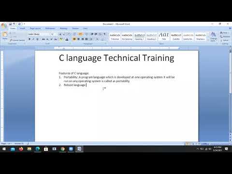 CRT-C PROGRAMMING LECTURE1