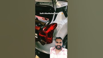 Swift ki after market tail light #automobile #swift #modified #rap #marutisuzuki #swiftfacelift