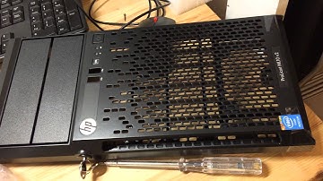 HP Proliant ML10 V2 open box part 2, inside of the server