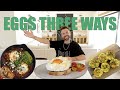 Making Eggs Three Ways | Cloud Eggs + Shakshuka + Egg Muffins