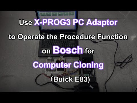 LAUNCH X431 X-PROG3 with PC Adapter Clone Buick E83 on Bench- launchx431.fr
