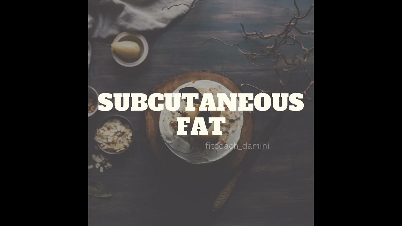 What is subcutaneous fat? Subcutaneous fat kya hota hai? YouTube