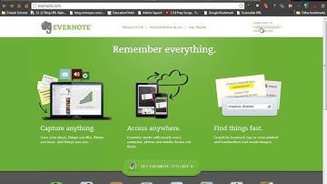 Creating Evernote Account
