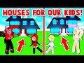 We Built HOUSES Based On What Our KIDS WANTED In Adopt Me! (Roblox)