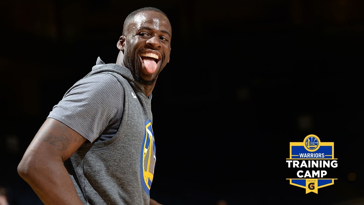 2016 Warriors Training Camp: Catching Up with Draymond