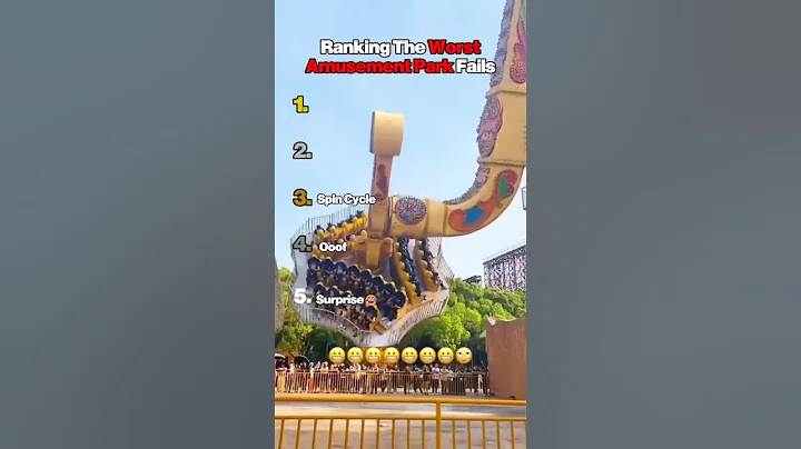 🎢💥 Ranking the WORST Roller Coaster Fails Ever 🚨😱#ranking #rollercoaster #themepark #funny