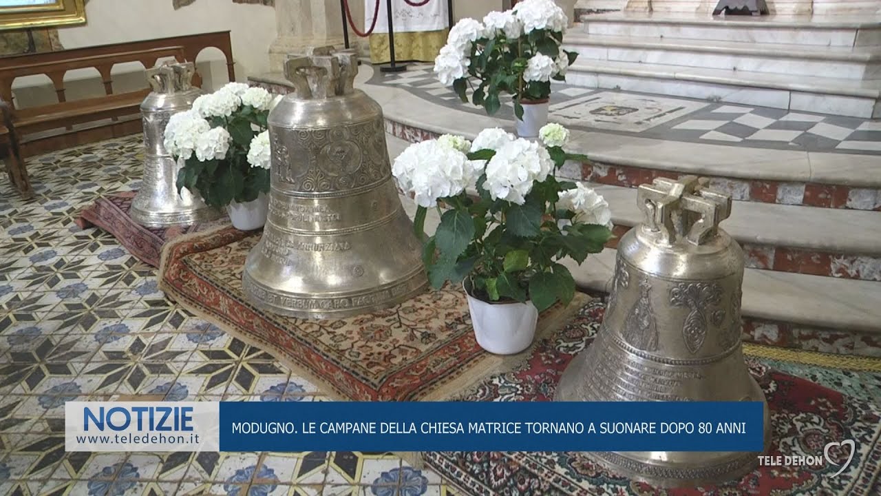Modugno. Le campane della chiesa matrice tornano a suonare dopo 80 anni YouTube