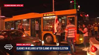 Clashes in Belarus after claims of rigged election