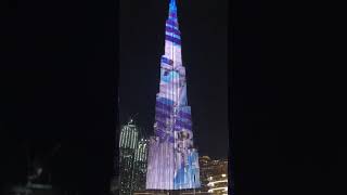 Световое шоу на Burj Khalifa