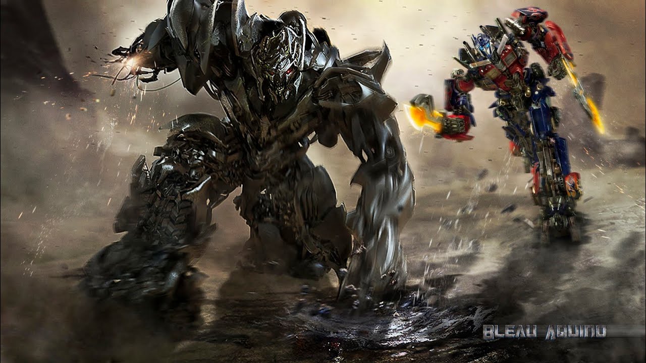 Transformers - Optimus Prime vs Megatron Epic Fight Scene [4K] - YouTube