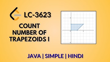 Count Number of Trapezoids I Leetcode 3623 Java Hindi