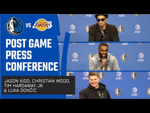 Jason Kidd, Christan Wood, Tim Hardaway Jr. & Luka Dončić | Dec 25 | Post Game Press Conference