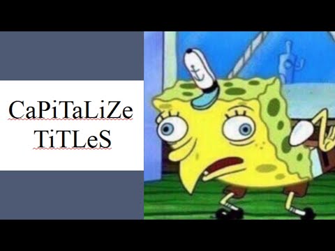 How to capitalize your blog or article title