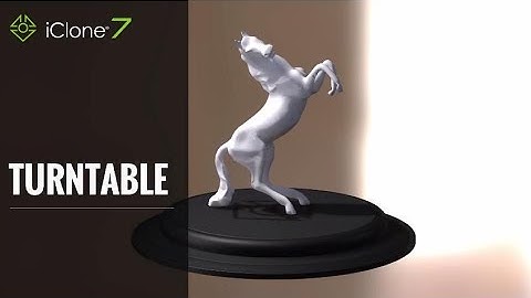 iClone 7 Functional Demo - Turntable Display