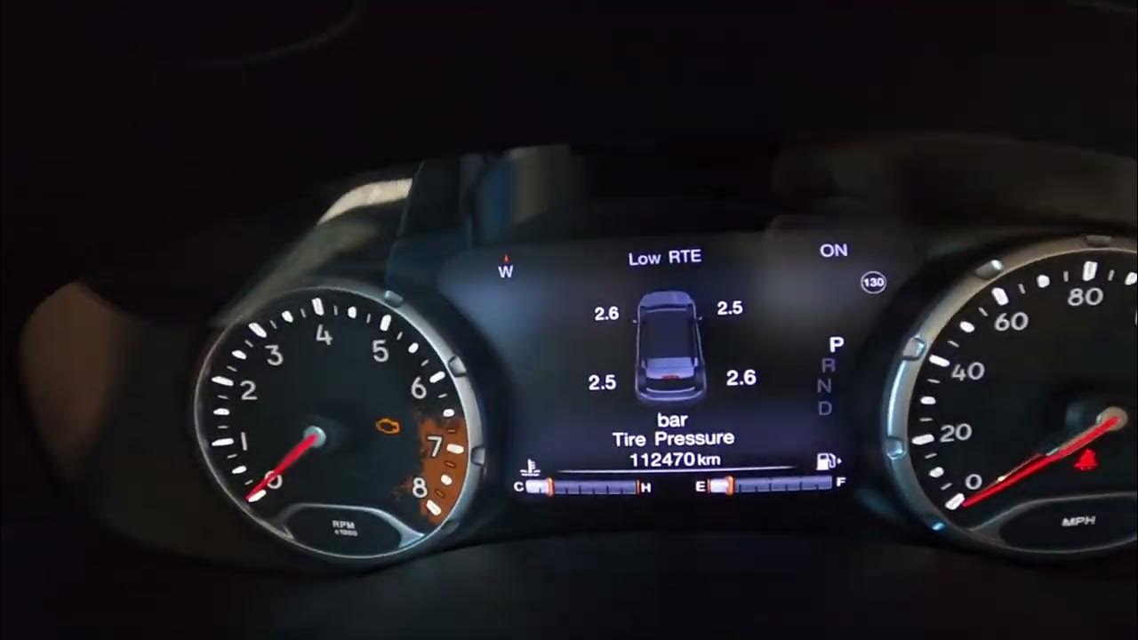 How to Check Oil Temperature in Jeep Renegade ( 2014 now ) Control