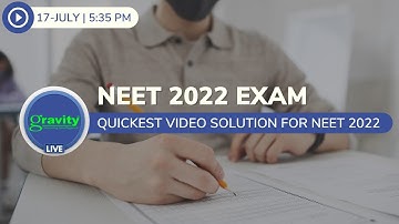 LIVE: NEET 2022 Paper Discussion | #NEET 2022 Question Paper with Solutions #neetsolution