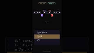 Reverse A String In-Place (Two Pointers, O(1) Space)