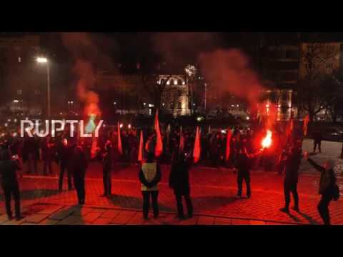 Bulgaria: Nationalists march in Sofia to honour far-right WWII General
