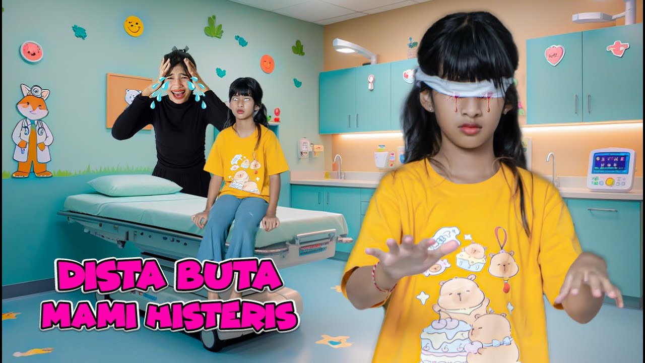 MAMI HISTERIS!! DISTA TIBA TIBA BUTA SAMPE GAK BISA LIHAT!! TERNYATA GARA GARA INI #viralvideo