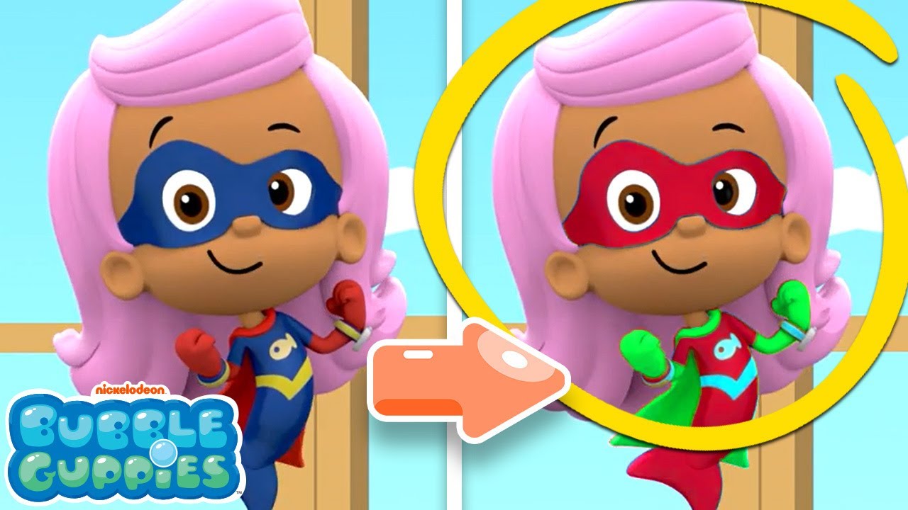 Superhero Spot the Difference with Molly! 🦸 (Part 2) | Bubble Guppies