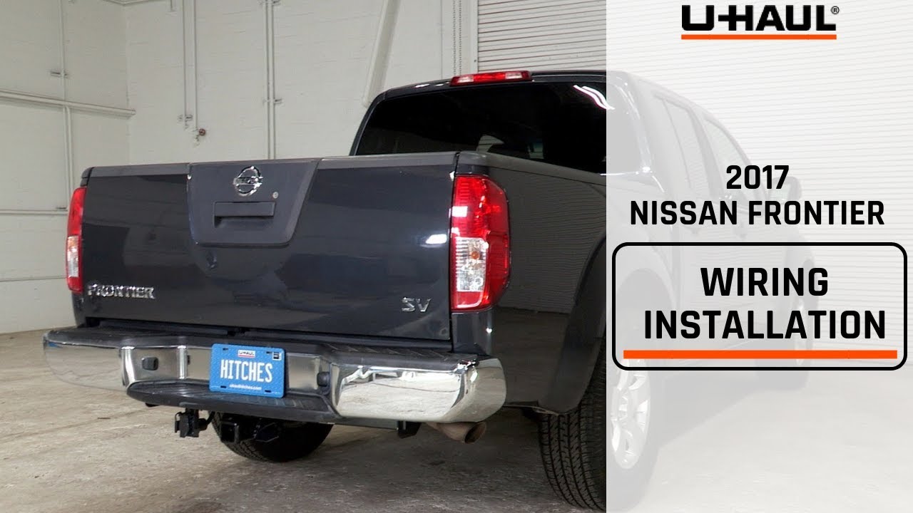 2017 Nissan Frontier 7 Way Wiring Harness Installation - YouTube