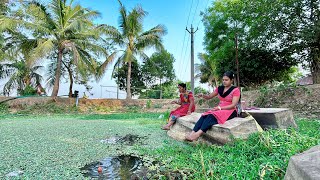 Unique Hook Fishing Video | Amazing Hook Fishing by Two Village Woman #fishing #hook_fishing #মাছ