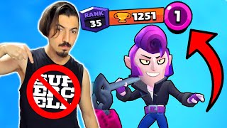 LEVEL BASMAK YASAK! 1 SEVİYE 35 RÜTBE YAPMAK ? Brawl Stars