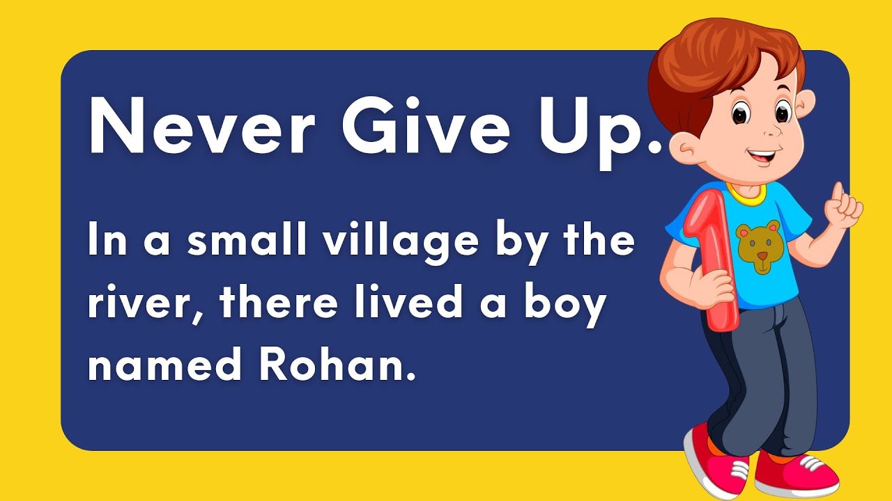 Never Give Up: Inspiring Story for English Listening Practice | Learn ...