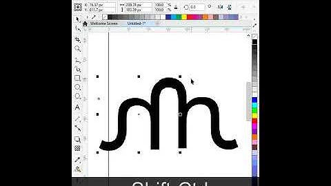 || YouTube Shorts || Easy Simple Creative Minimal Logo Design Ideas In CorelDraw #Logodesignideas