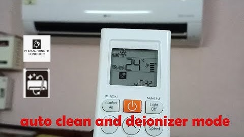 LG AC de-ionizer mode and self cleaning mode explained in telugu dual inverter convertible ac