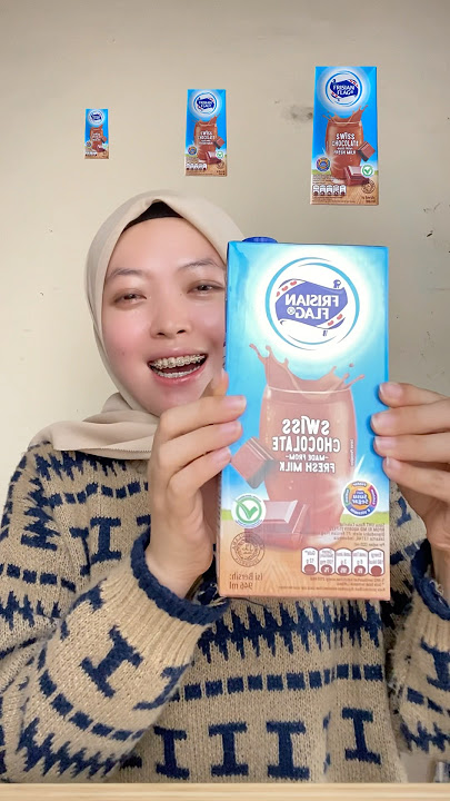 Minum susu coklat kecil sedang besar frisian flag #mukbang #snack #susucoklat