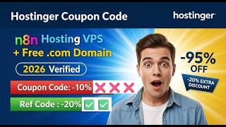 Hostinger Coupons. Hostinger Coupon Code N8N 2026