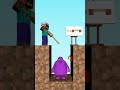 Grimace Shake Will Help Poor Zombie Boy ? Yes Or No ? #shorts #minecraft #shorts #minecraft