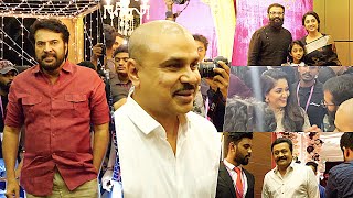 Celebraties Mass Entry At Bhama Marriage Reception | Mammootty | Dileep | Suresh Gopi