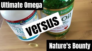 Nordic Naturals Fish Oil versus Nature's Bounty Fish Oil