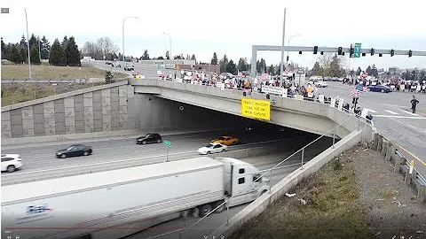 March For Freedom Convoy 1-29-2022 Everett WA USA ...