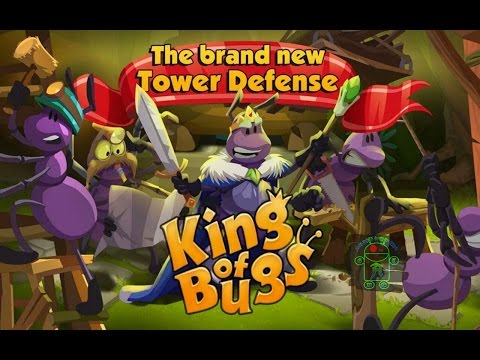 King Of Bugs - HD Android Gameplay - Tower Defense Games - Full HD Video (1080p)