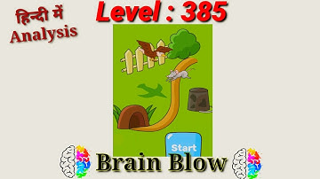 #Brain_Blow #Level_385. brain blow Level 385 complete with analysis. Easy way to cross the level.