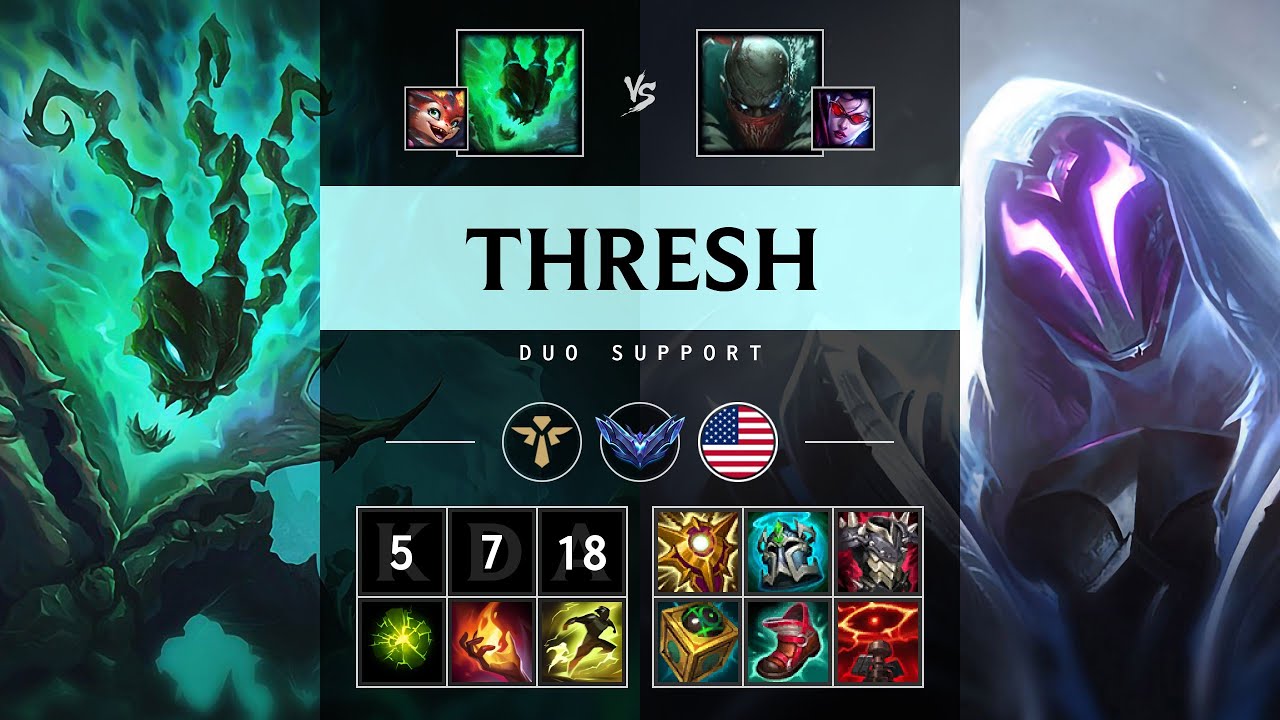 Thresh Support vs Pyke - NA Diamond Patch 25.17