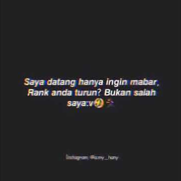 Story' wa 30 detik keren mabar