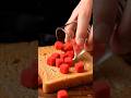 Ultra Realistic AI 🔴 Cube Macro Food Video #cube