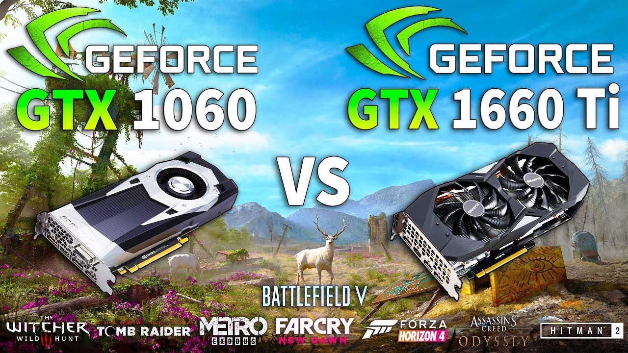 GTX 1660 Ti vs GTX Test in Games YouTube