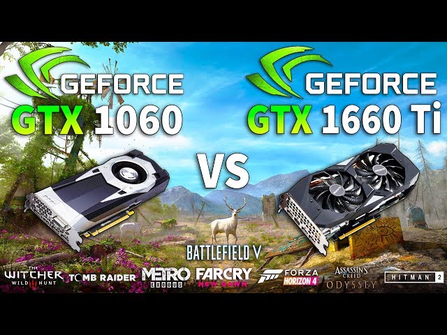 melodi For nylig Om GTX 1660 Ti vs GTX 1060 Test in 8 Games - YouTube