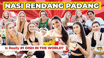 NASI PADANG! DO THEY AGREE RENDANG #1 DISH IN THE WORLD?