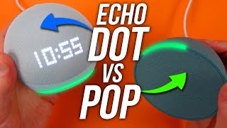 The Amazon Echo Dot vs Echo Pop